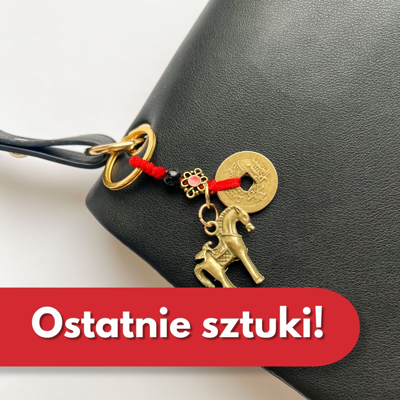 Breloczek koń  feng shui - Chiński Nowy Rok: Rok Konia | Brelok z koniem | ZŁAP OSTATNIE SZTUKI